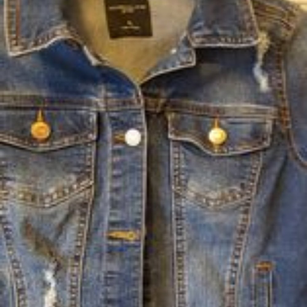 Celebrity Pink Girls Denim Jacket, sz XL